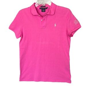 Rare PGA Tour Ralph Lauren Golf Womens Greenbrier Classic Pink Polo Size Medium